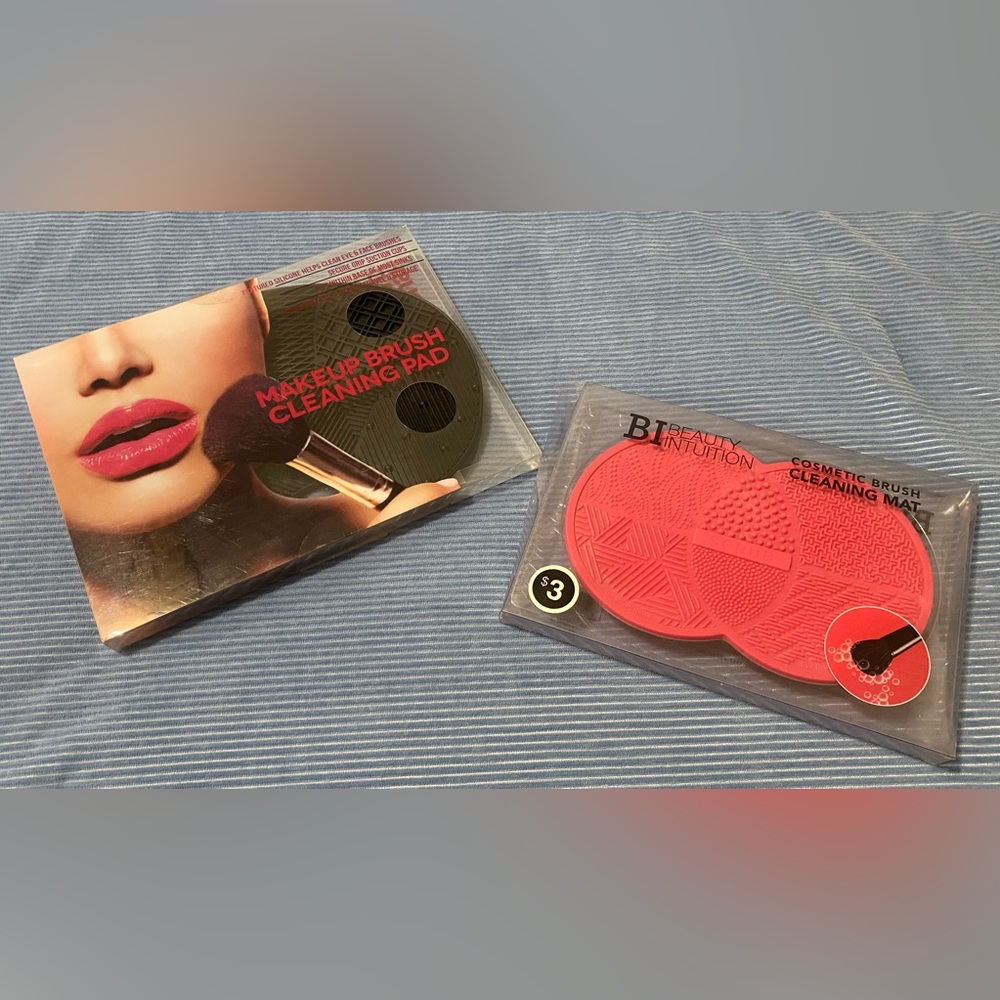 Pair of makeup brush cleaning pads!